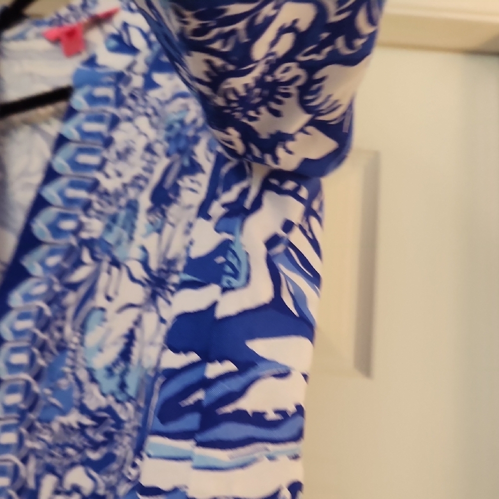 Lilly Pulitzer Luna Bay Tunic L - Picture 8 of 9